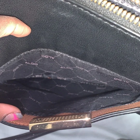 Brown and black Aldo Purse - Picture 2 of 5